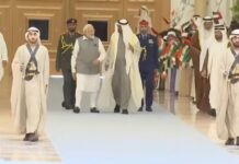 Abu Dhabi welcomes Indian PM Narendra Modi to kick off official visit to UAE