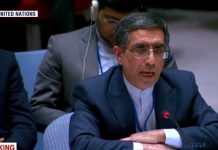 Iran, Russia, China slam US at UN over role in Iranian unrest